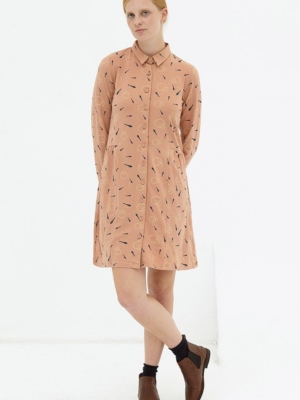 Vestido camisero rosa pastel Dorothea