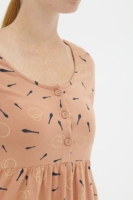 Vestido corte imperio rosa pastel Dánae