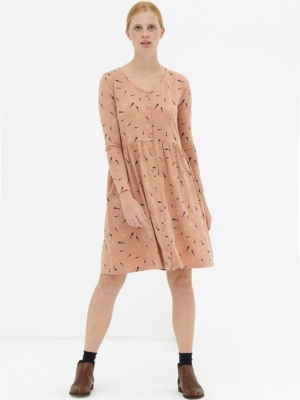 Vestido holgado rosa pastel Daniela