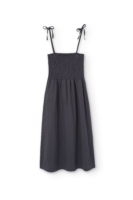 Vestido nido de abeja gris antracita