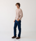 Jersey Tam blanco Magnolia en algodón orgánico