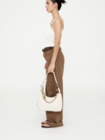 Bolso Bico Ecru Dots
