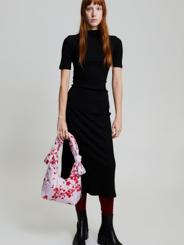 Bolso Biwa Mini Floral Pink