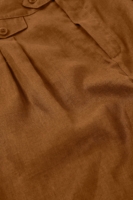 Pantalón pinzas Terracota Bijoux de Lino
