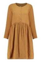 Vestido corto Sahar mostaza