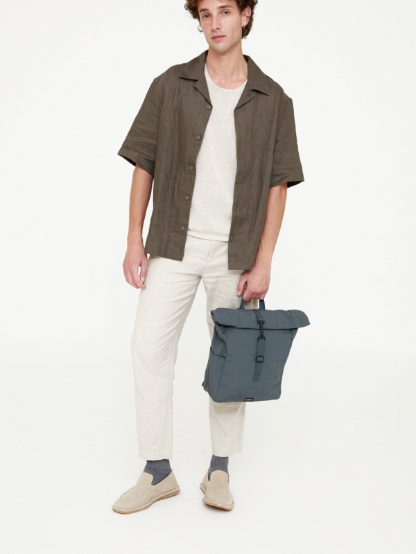 Roll Mini Backpack Leaf