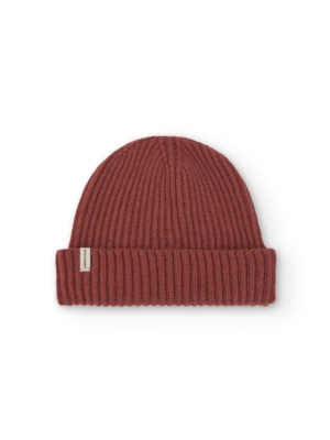 Gorro Tao rojo en lana merino