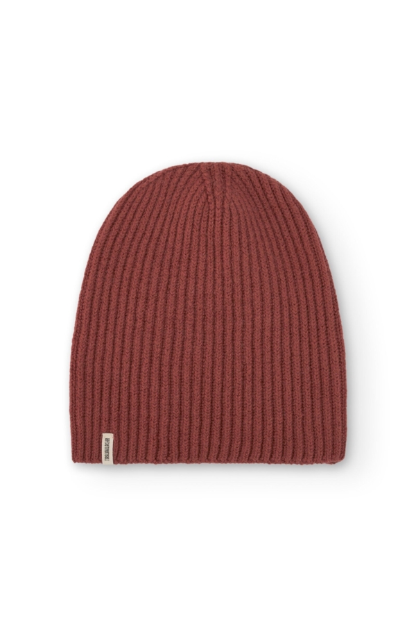 Gorro Tao rojo en lana merino