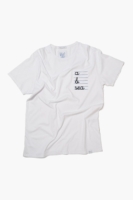 ABC - Camiseta algodón orgánico - Blanca espuma