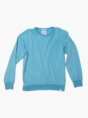 CREW - Sudadera algodón orgánico - Azul maui