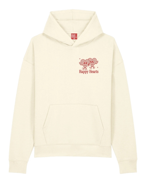 Happy Hearts Organic Unisex Hoodie