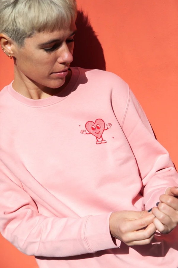 Corazón Contento Organic Unisex Sweatshirt