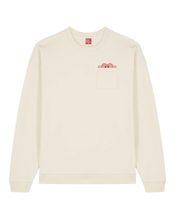 Heart In Your Pocket Organic Unisex Sweatshirt