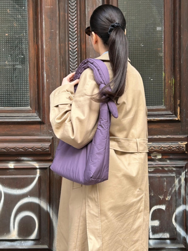 Bolso Biwa Mini Plum
