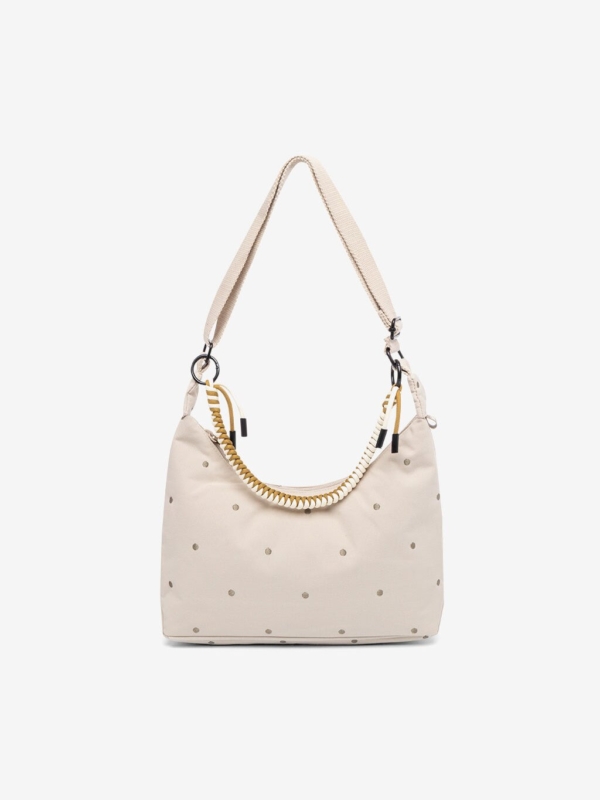 Bolso Bico Ecru Dots