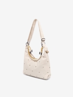 Bolso Bico Ecru Dots
