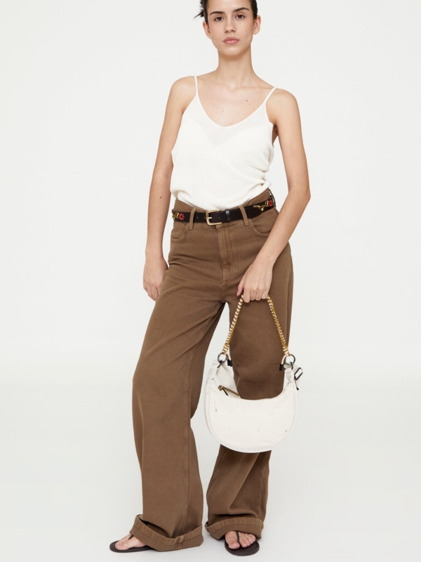 Bolso Lua Ecru Dots