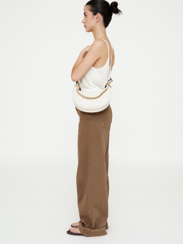 Bolso Lua Ecru Dots