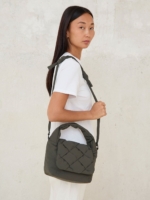 Bolso trenzado Ani Mini Moss