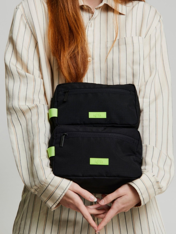 Neceser Kei Lithe Black Lime Vandra