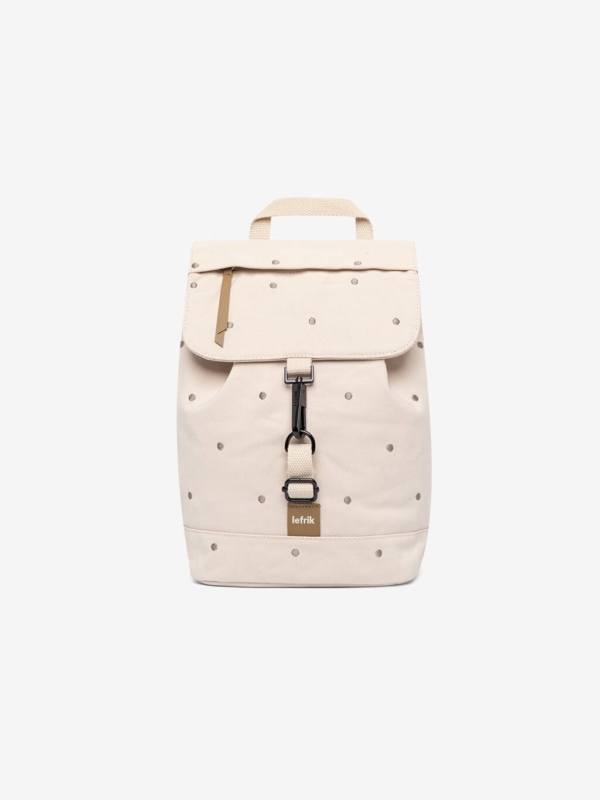 Mochila Kaut Mini Ecru Dots