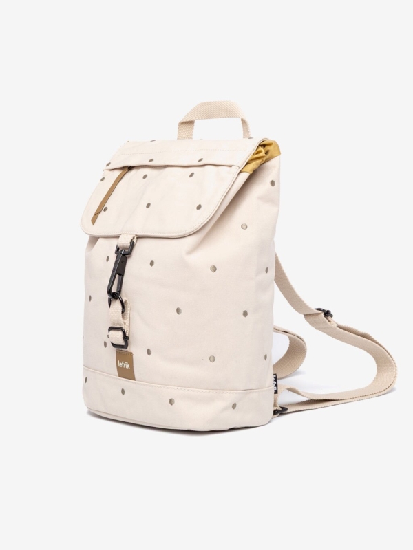 Mochila Kaut Mini Ecru Dots