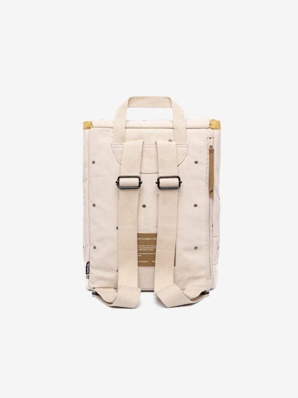 Mochila Kaut Mini Ecru Dots