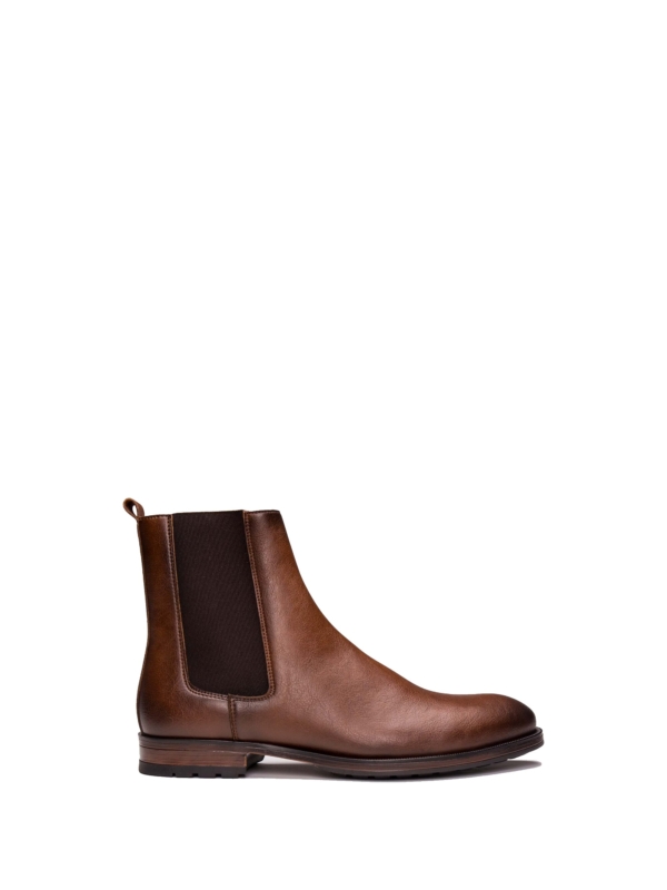 Botines Chelsea Veganos para Hombre Basti Marrón