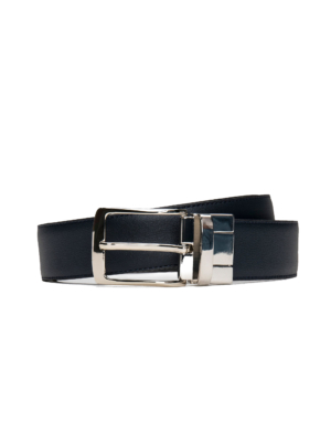 Cinturón Vegano Reversible para Hombre Alp Negro