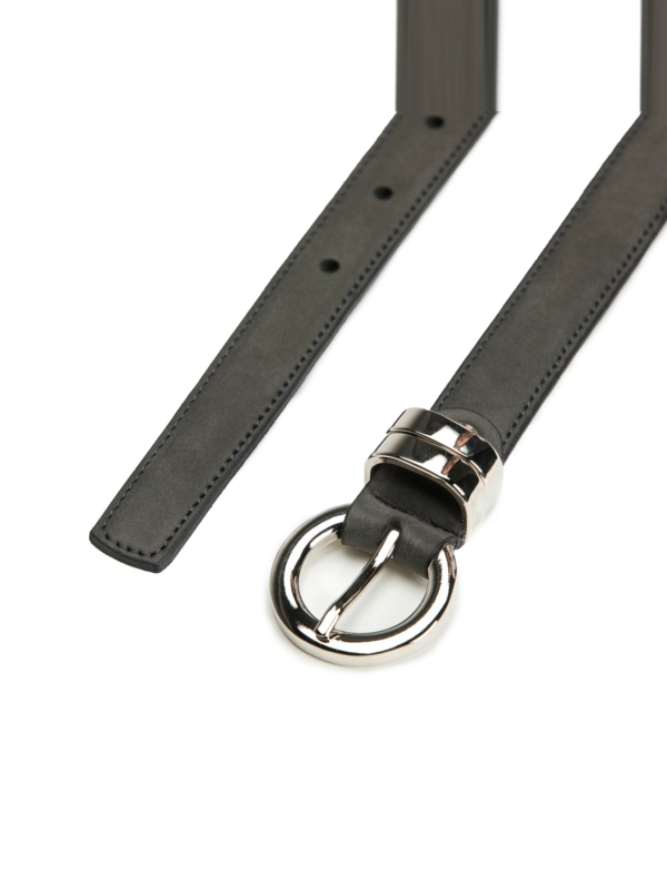 Cinturón Vegano para Mujer Blanes Gris