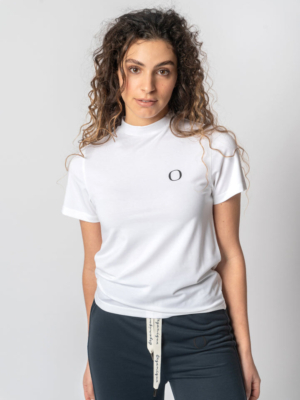 Camiseta Blanca con Cuello Redondo - Elowen