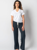 Camiseta Blanca con Escote en V - Emelline