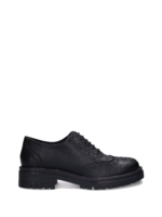 Zapatos Derby Brogue Veganos para Mujer Grace Negro