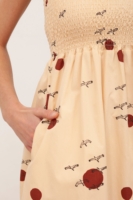 Vestido Nido de Abeja Beth Beige