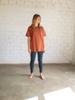 Camiseta Giulia rojo marte