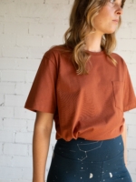 Camiseta Giulia rojo marte