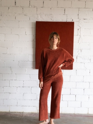 Pantalón Gloria rojo marte