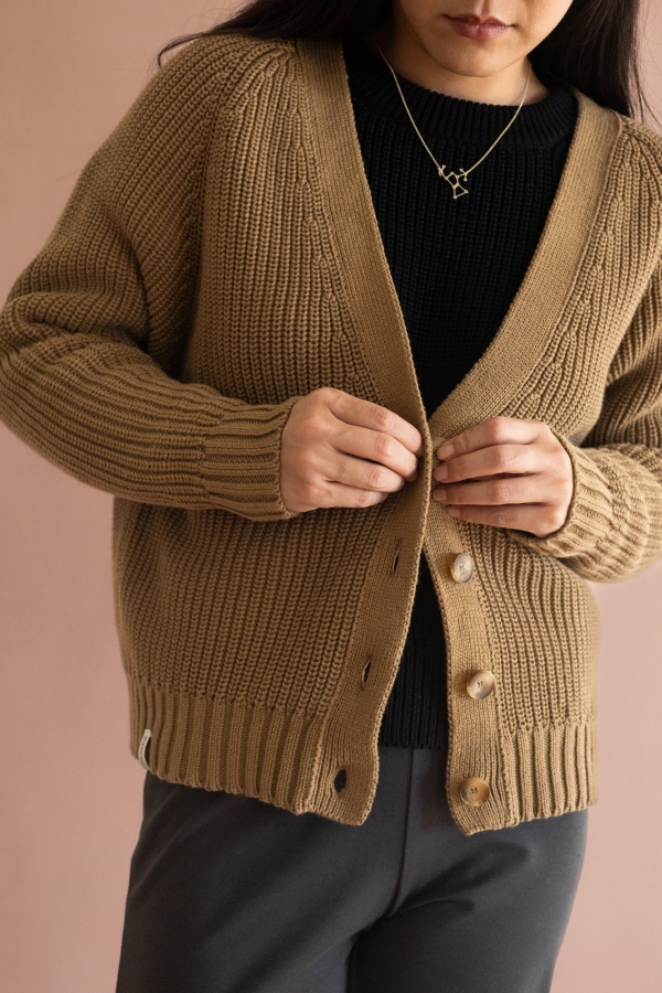 Chaqueta corta Golah marrón tierra