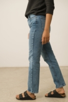 Pantalones Momfit Denim azul desgastado