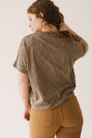 Camiseta Hada oversized marrón corteza