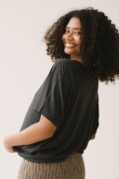 Camiseta Hada oversized Tencel negro