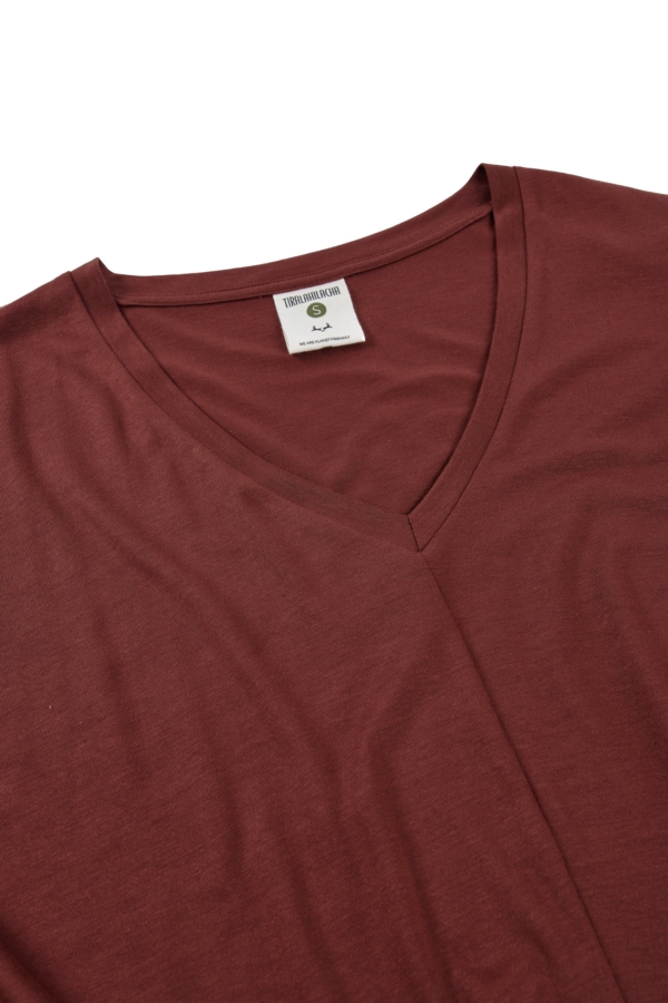 Camiseta Hada oversized Tencel rojo