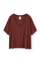 Camiseta Hada oversized Tencel rojo
