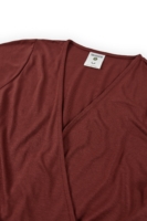 Camiseta Hagne cruzada Tencel rojo