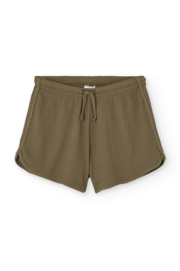 Pantalón corto Haiku Waffle en color marrón
