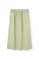 Falda midi Halia Tencel verde jade