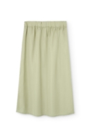 Falda midi Halia Tencel verde jade
