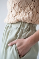 Falda midi Halia Tencel verde jade
