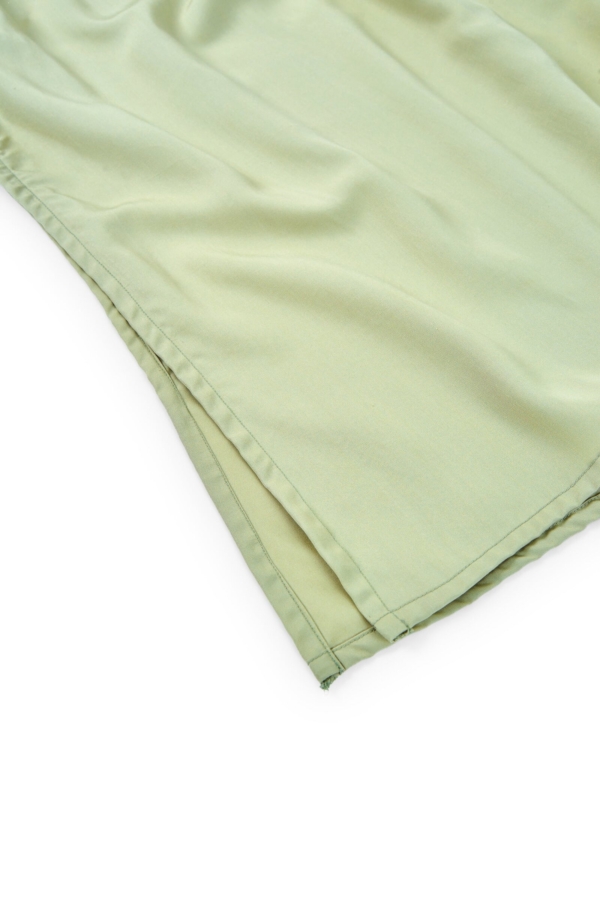 Falda midi Halia Tencel verde jade