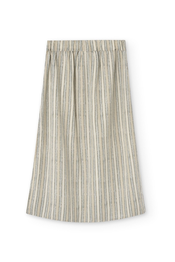 Falda midi Halia Tencel estampado rastro